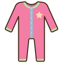 لباس نوزادی سر همی دخترانه