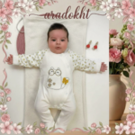 لباس نوزادی سرهمی مدل یاسمین